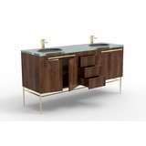 Camden double vanity open