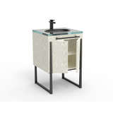 Cooper petite vanity open