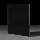 Vanity glass black backpaint