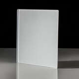 Vanity glass white backpaint