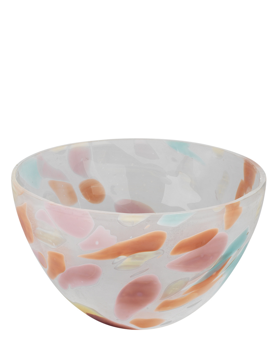 7wate mdmc 1910watercolormediumbowl multicoloredglass
