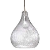 1111largecurvedpendant clear seeded