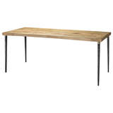 1604farmhousediningtable wood&iron