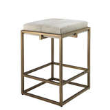 20shel cswh 1910shelbycounterstool whitehide antiquebrass