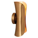 4caps scab 1910capsulewallsconce antiquebrass side lit