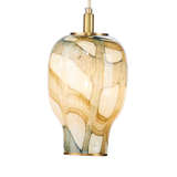 5hele smpb 1904smallhelenpendant paleblueglass lit