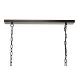 5line6obcl 1910linear6lightchandelier oilrubbedbronze unlit canopy