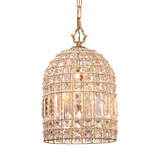 Ch14 ls 1904crystalpendant clearcrystal&antgold lit